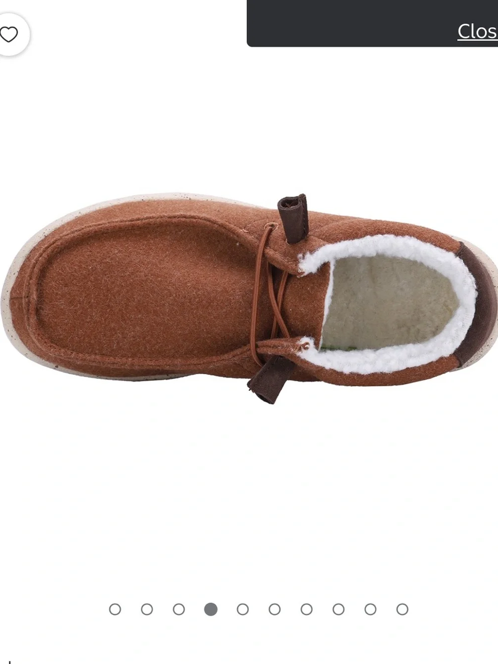 NWOB Lamo Samuel Chestnut Wool Men's Slip-On Shoe Size 10